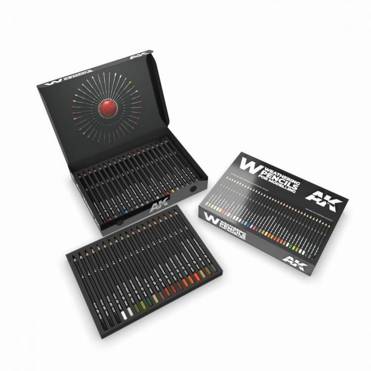 AKインタラクティブ ウェザリングペンシル37色セット